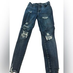 American eagle stretchy skinny denim jeans
